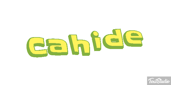Cahide Tekst effect