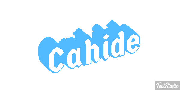 Cahide Tekst effect