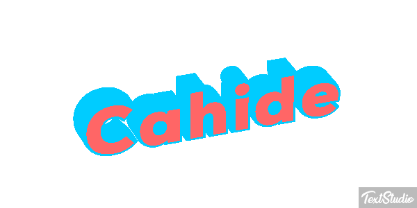 Cahide Tekst effect