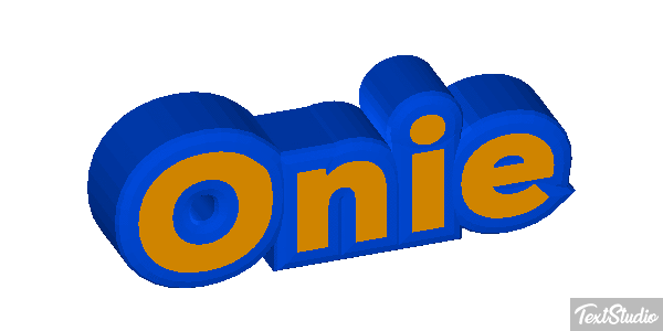 Onie Text effect