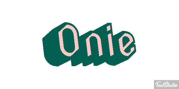 Onie Text effect