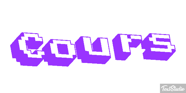 Cours Текстовый эффект