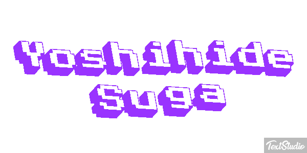 Yoshihide Suga Text effect