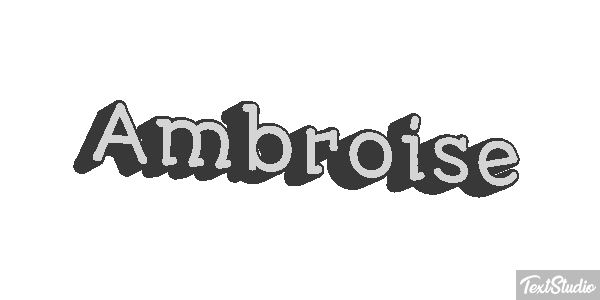 Ambroise Texteffekt