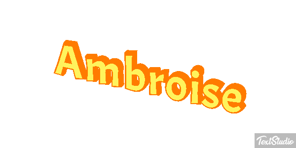 Ambroise Texteffekt
