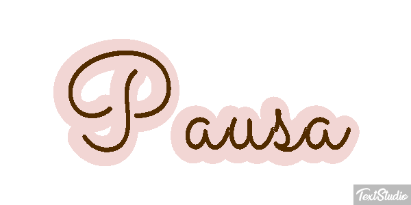 Pausa Tekst effect