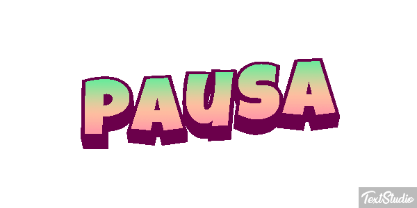 Pausa Tekst effect