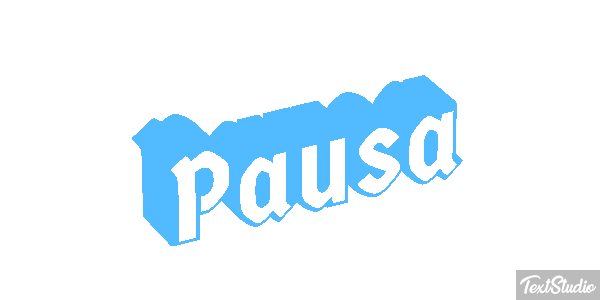 Pausa Tekst effect