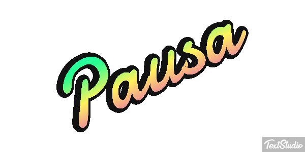 Pausa Tekst effect