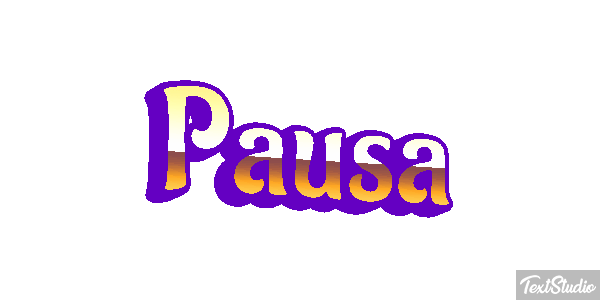 Pausa Tekst effect