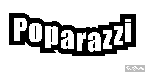 Poparazzi Effetto testo