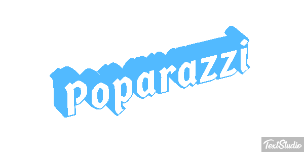 Poparazzi Effetto testo