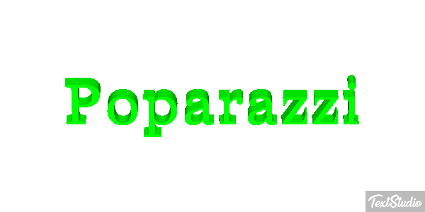 Poparazzi Effetto testo