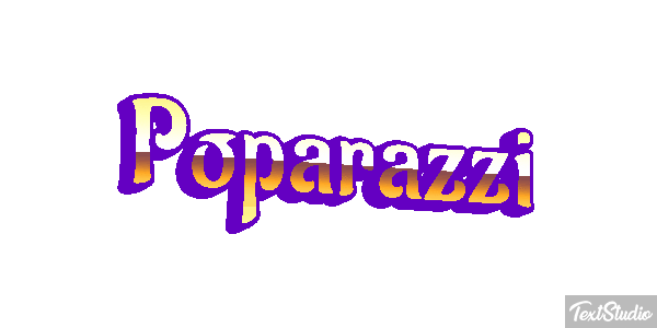 Poparazzi Effetto testo