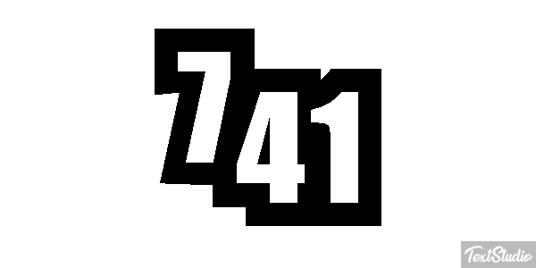 741 Текстовый эффект