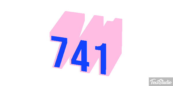 741 Текстовый эффект
