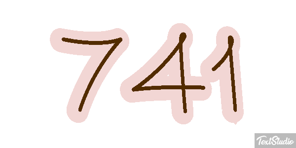 741 Текстовый эффект