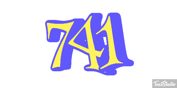 741 Текстовый эффект