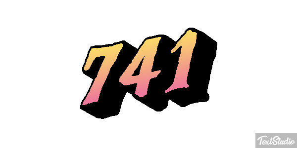 741 Текстовый эффект