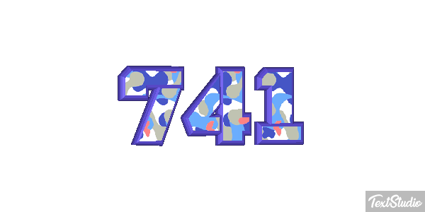 741 Текстовый эффект