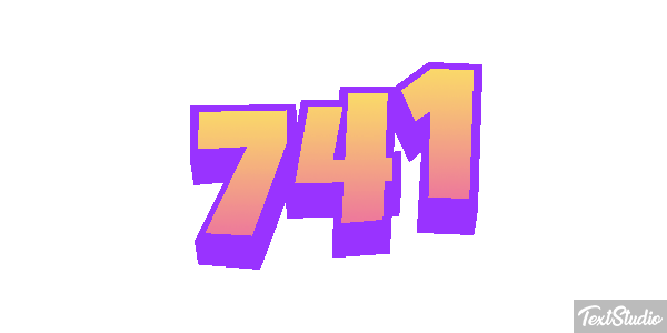 741 Текстовый эффект