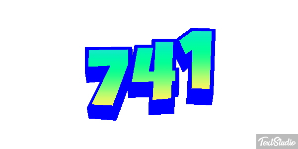 741 Текстовый эффект