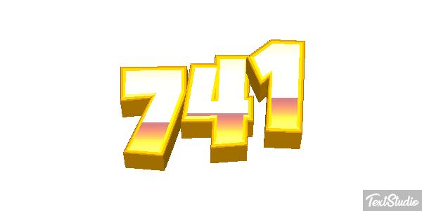 741 Текстовый эффект