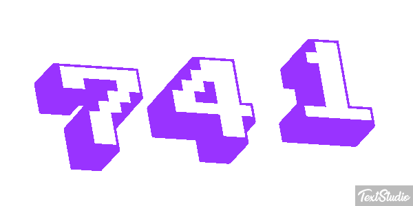 741 Текстовый эффект
