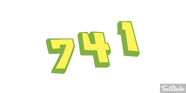 741 Текстовый эффект