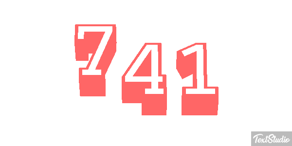 741 Текстовый эффект