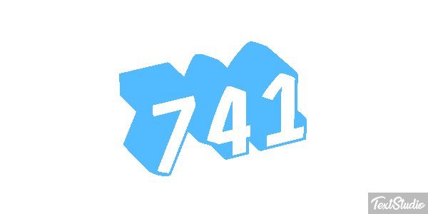 741 Текстовый эффект