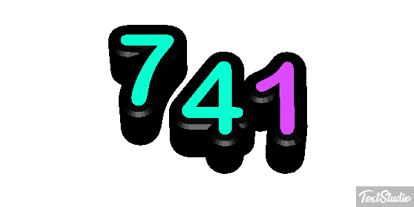 741 Текстовый эффект