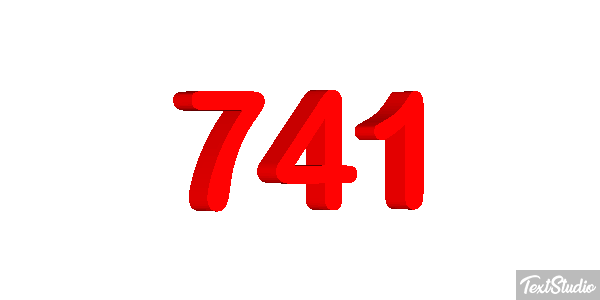 741 Текстовый эффект
