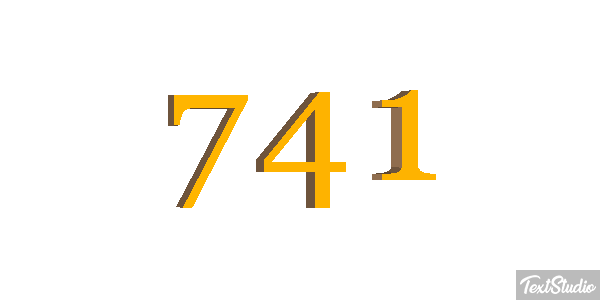 741 Текстовый эффект