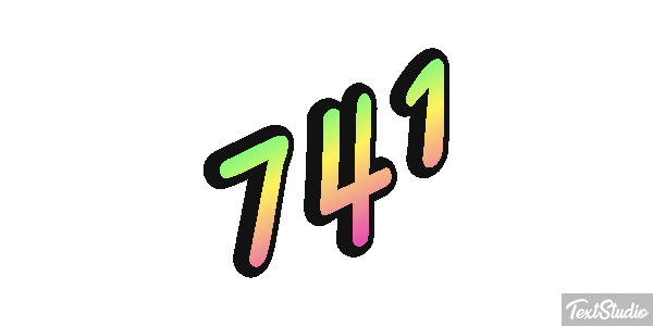 741 Текстовый эффект