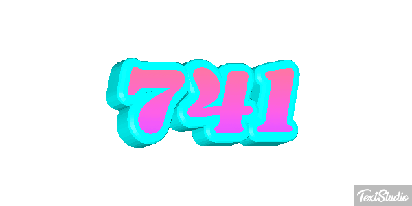 741 Текстовый эффект