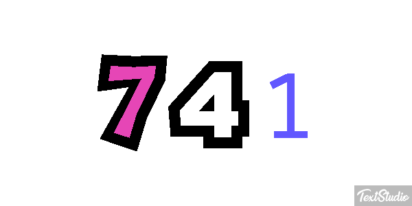 741 Текстовый эффект