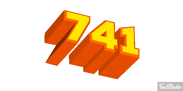 741 Текстовый эффект