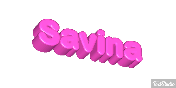 Savina Текстовый эффект