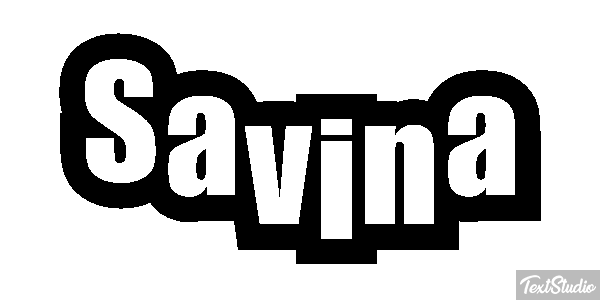Savina Текстовый эффект