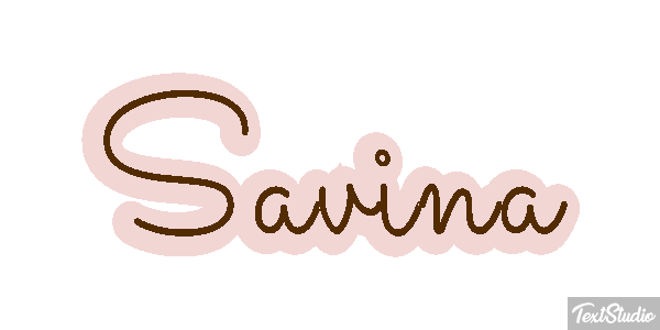 Savina Текстовый эффект
