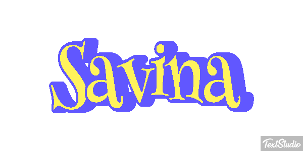 Savina Текстовый эффект