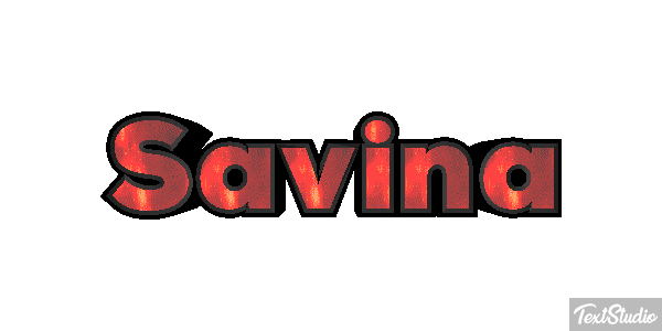Savina Текстовый эффект