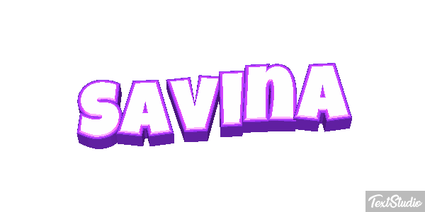 Savina Текстовый эффект
