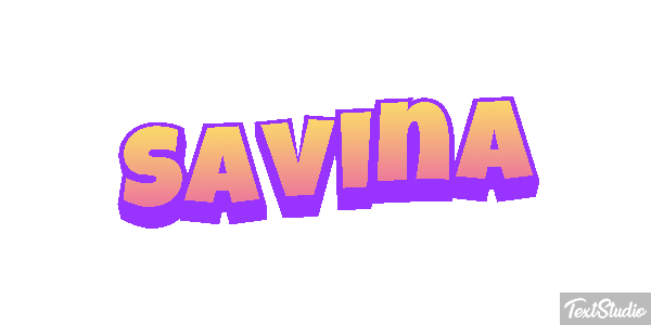 Savina Текстовый эффект