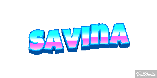Savina Текстовый эффект