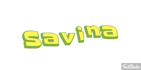Savina Текстовый эффект