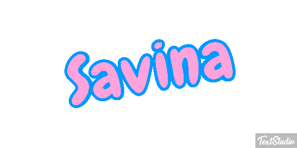 Savina Текстовый эффект