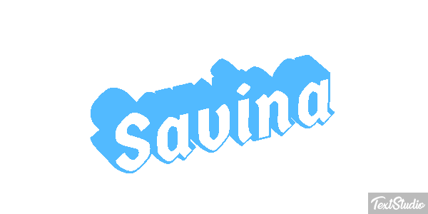 Savina Текстовый эффект