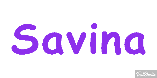 Savina Текстовый эффект